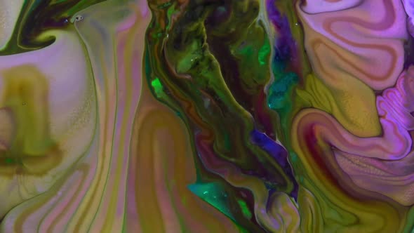 Abstract Colorful Sacral Liquid Waves Texture 618