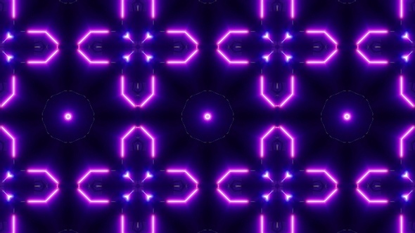 Laser Beam Neon Light Vj Kaleidoscope Loop 4K 01