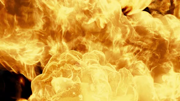 Fire Burst Transition 6 - 4k, Alpha Channel, ProRes 4444 alt