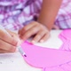 Kid hands using the colored felt pens on paper - VideoHive Item for Sale