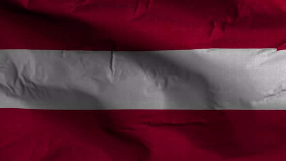 Austria Flag Textured Waving Background 4K