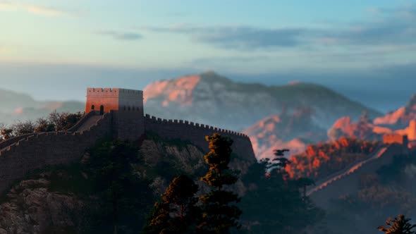 Sunrise on the Great Wall