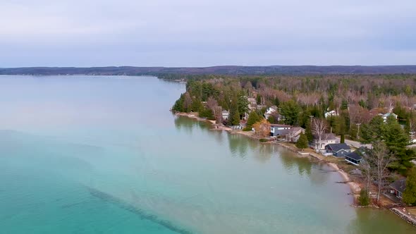 Aerial View of Torch Lake Neighborhood area