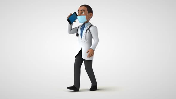 6 black Doctors with a mask alt