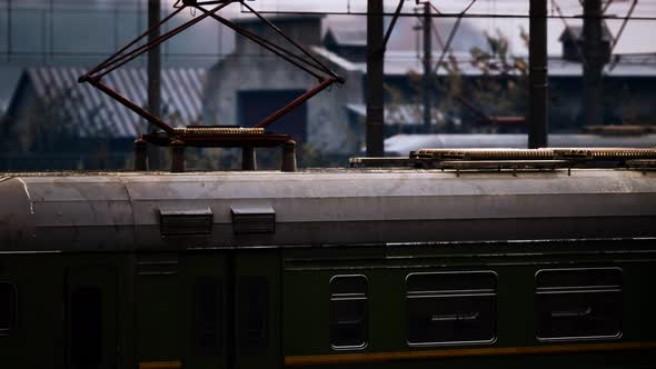 Old Soviet Electrical Train Staition