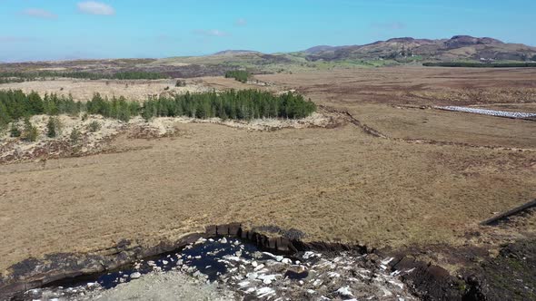 Flying Towards Maas By Glenties in County Donegal  Ireland