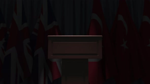 Many Flags of Turkey and the United Kingdom alt
