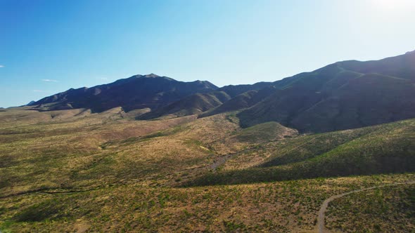 Franklin Mountains State Park El Paso Texas USA. Beautiful Desert Mountain Landscape Recreational Hi