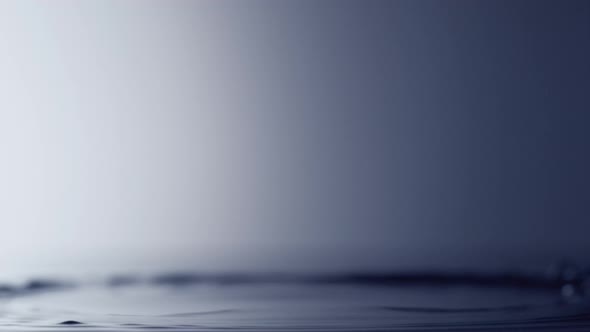 Water surface bouncing and making splashes. Slow Motion.