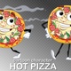 Hot pizza - cartoon - VideoHive Item for Sale