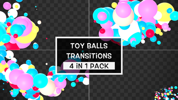 Toy Balls Transitions Pack