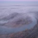 Low Light Aerial Drone Shot of Rased Fog - VideoHive Item for Sale