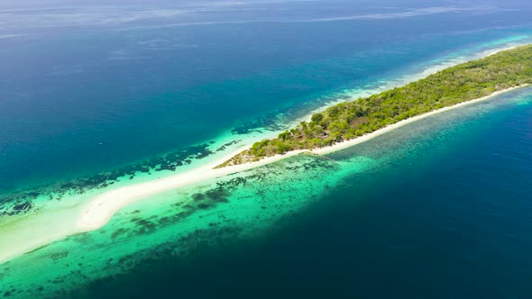 Little Santa Cruz Island with a White Beach