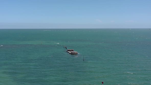 The Wreck of HMVS Cerberus in Port Philip Melbourne Australia