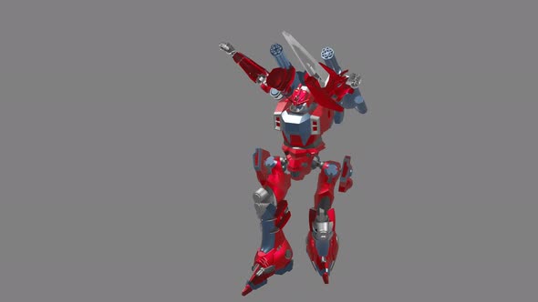 Mecha with style Wide Arm Spell Casting