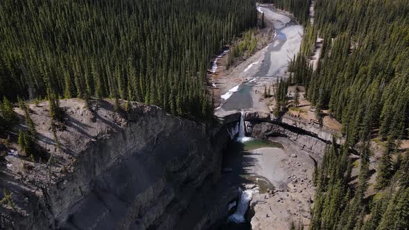 Aerial View Of Crescent Falls