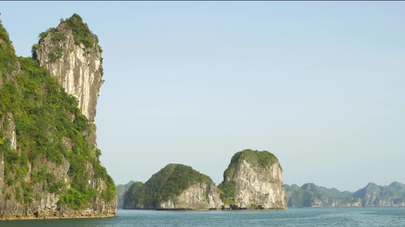 Tropical Islands of Halong Bay Vietnam