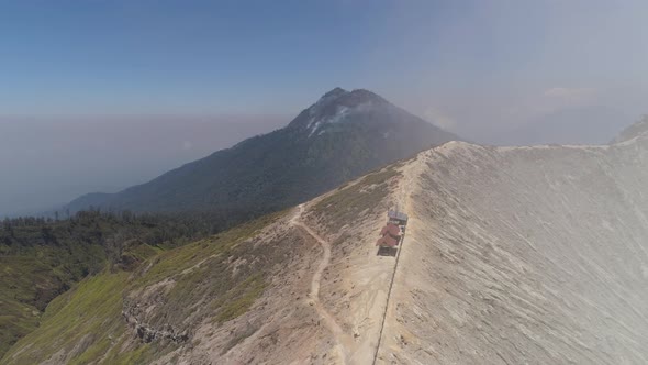 Mountain Landscape Jawa Island Indonesia