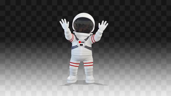 Cosmonaut Wave Greeting