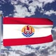 French Polynesia Flag Waving - VideoHive Item for Sale
