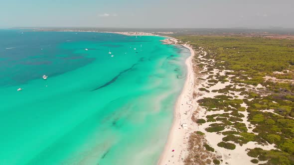 Mallorca Es Trenc ses Arenes beach, Spain