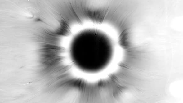 Black Ink Drops in Water alt