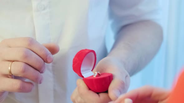 Opening Gift with Jewelry Ring