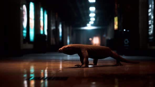 Comodo Dragon in Underground Metro Station