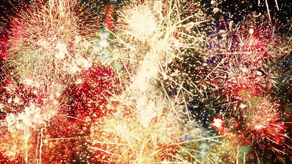 Endless Fireworks Explosions Loop