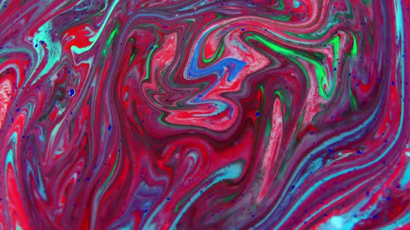 Abstract Colours Spreading Paint Swirling And Blast alt