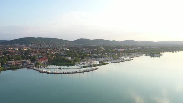 Balatonfured from Above