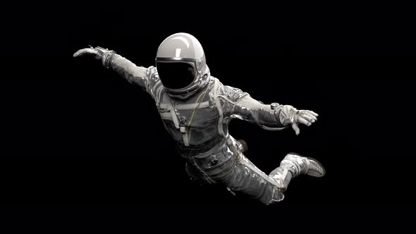 Astronaut Floating in Space