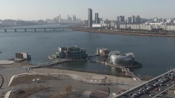 Aerial Shot of Seoul