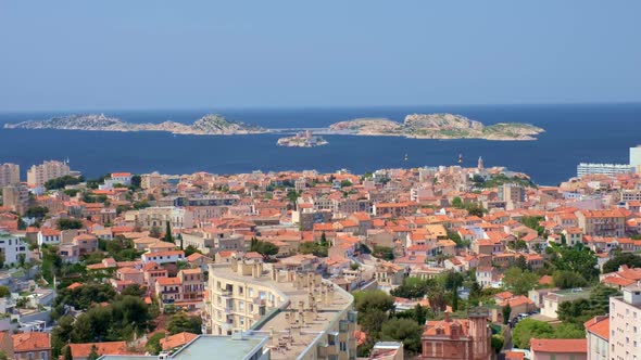 View of Marseille Town. Marseille, France