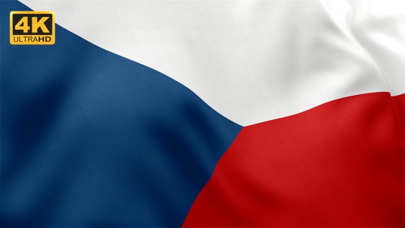 Czech Republic Flag - 4K