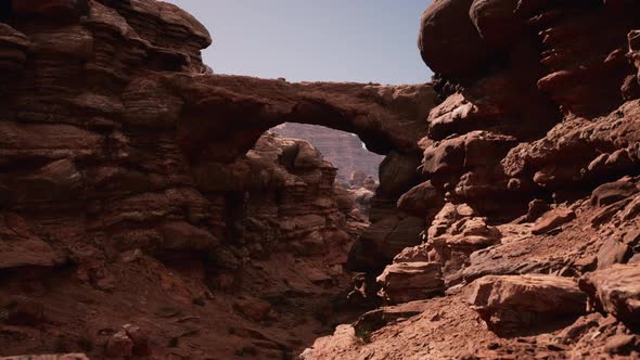 Red Stone Arch in Grand Canyon Park