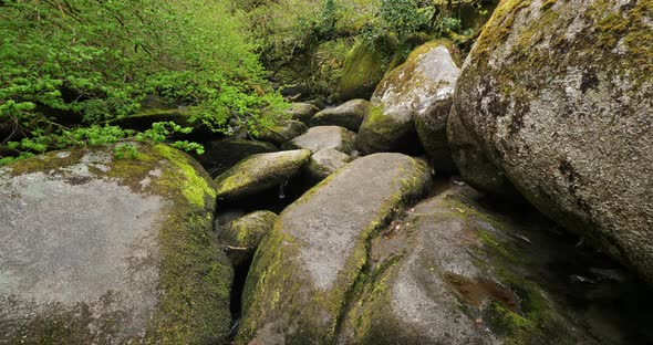 The Toul Goulic gorge, Cotes d Armor department, Brittany in France
