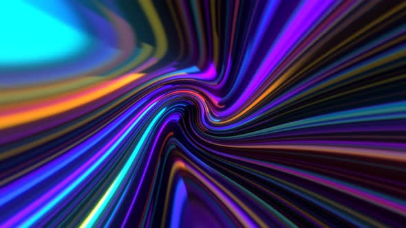 Abstract Colorful moving neon light lines alt