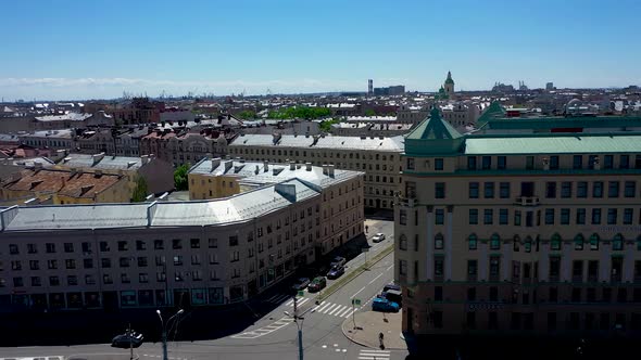 Saint-Petersburg. Drone. View from a height. City. Architecture. Russia 77