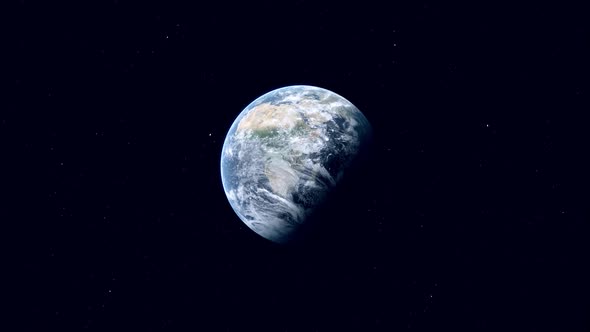 Earth Globe in Space alt