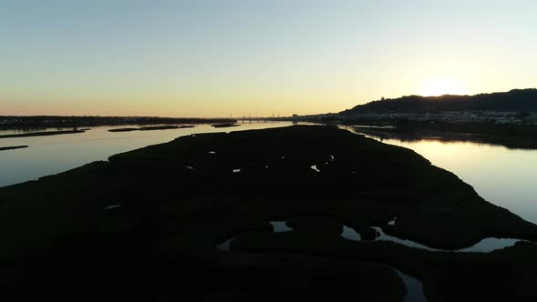 Lake at Sunset