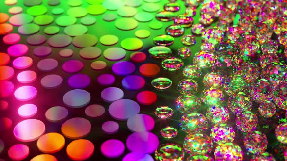 Colorful Bubbles Explode