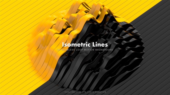 Isometric Lines Motion