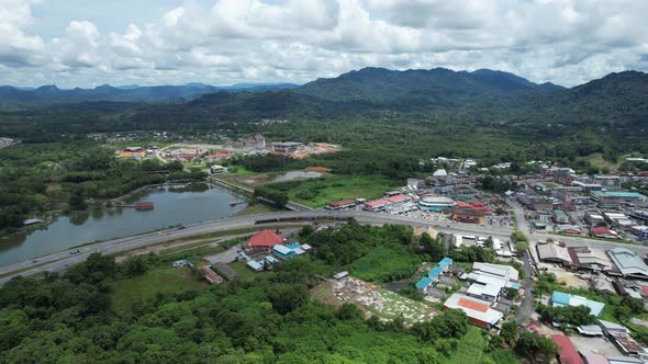 The Towns of Sarawak, Borneo, Malaysia