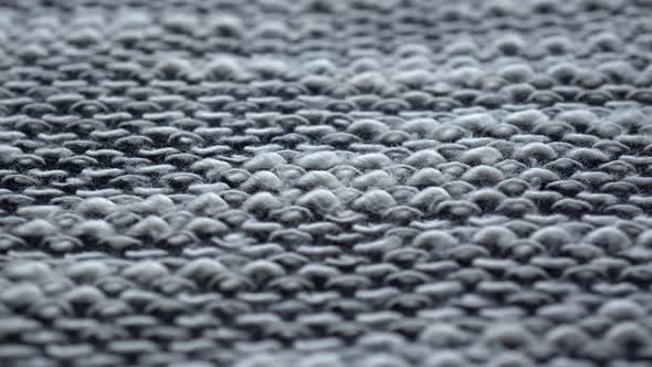 Black And White Knitted Fabric Texture Slider Shot