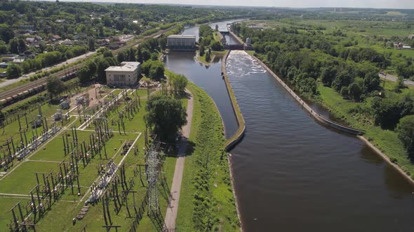 Gateway on the River. Sluice Gates.