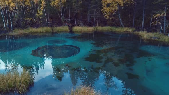 Geyser Lake Altai