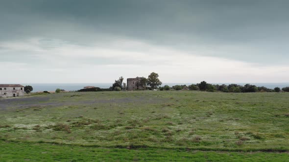 Ancient Norman Era Castle in Calabria Italy