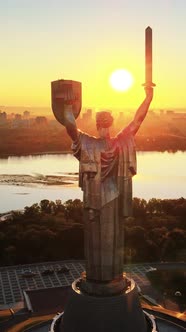 Motherland Monument in Kyiv Ukraine