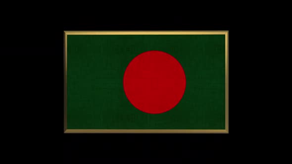 Bangladesh 3D Flag
